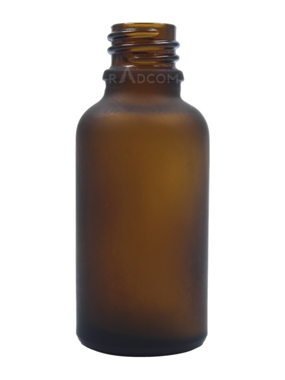 30ML - Amber Frosted-Dropper Bottles